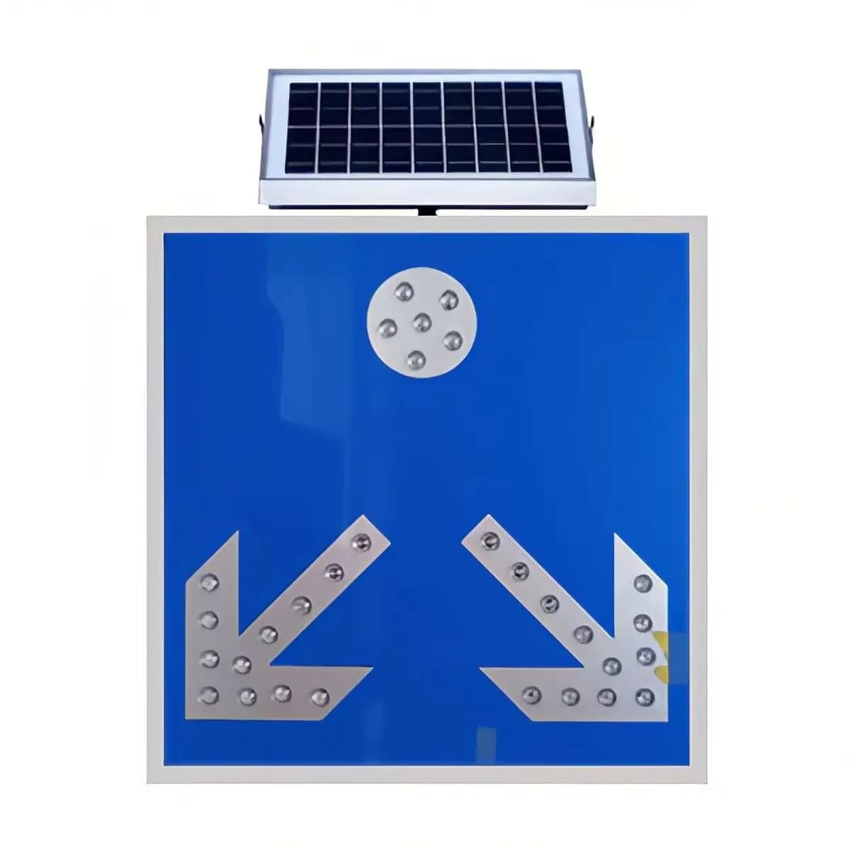 Segnali a induzione con freccia solare Luci di guida stradale Indicatori riflettenti per la rottura della strada della costruzione Passeggiata pedonale