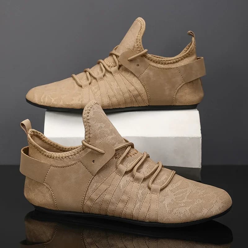 MAEDEF Scarpe da uomo Scarpe basse casual da uomo Leggere e confortevoli Fondo sottile Stringate Scarpe da uomo Scarpe da guida da passeggio Calzature da uomo