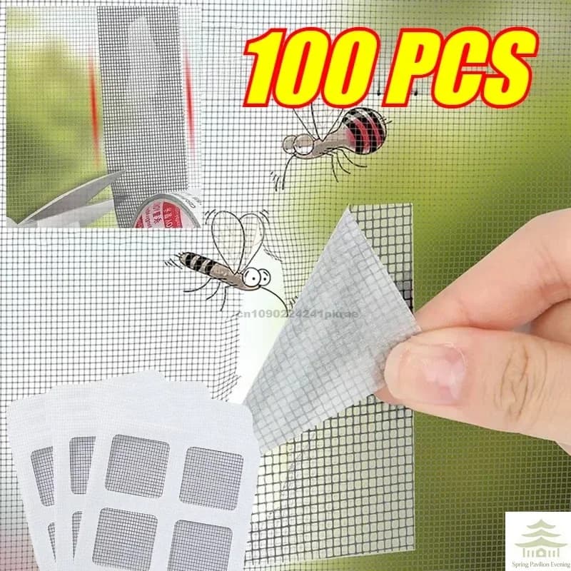 Wall stickers Doors for Repair Mosquitoes, Anti-Zanzare Magic Stickers for Doors, Patch to Repair Holes on the Net