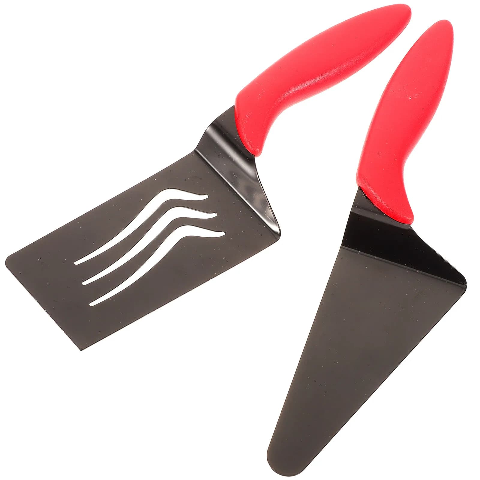 Set di 2 Spatole per Pizza Ergonomiche in Acciaio Inox, Utensile da Cucina Portatile per Trasferire Pizza e Torte