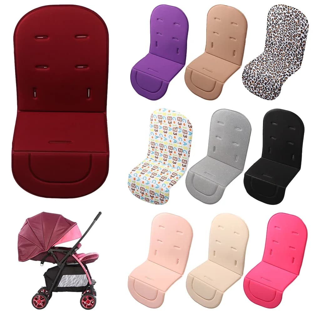 Tappetino per passeggino 1PC comodo cuscino in cotone per ispessimento quattro stagioni seggiolino per bambini sedia da pranzo per bambini cuscino arcobaleno