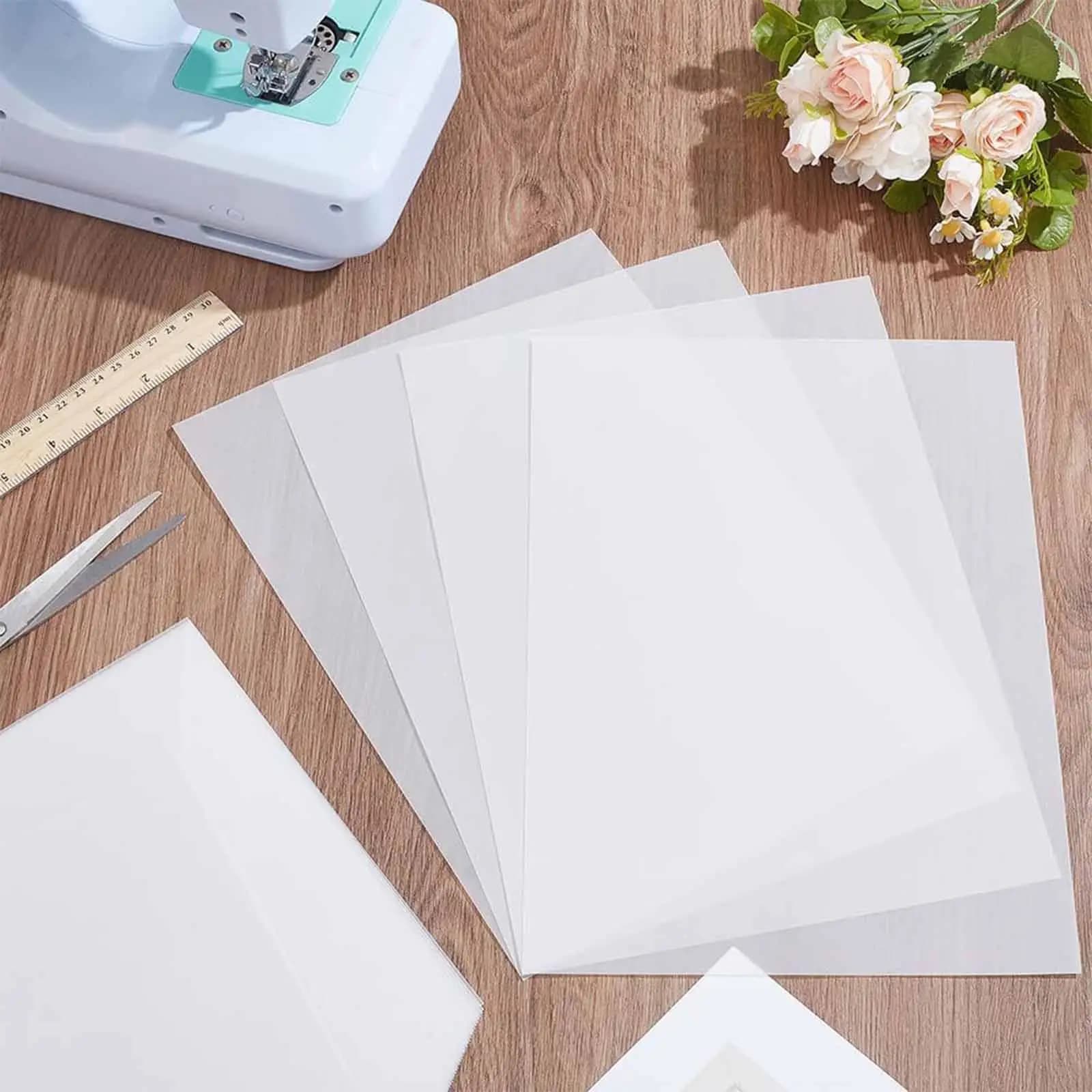 Patchwork Quilting Foundation Paper Sewing Material Supplies Paper Templates for Embroidery and Machine Sewing Projects
