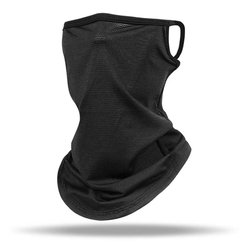 Sciarpa da pesca anti-uv, collo, protezione solare, Bandana da ciclismo, visiera, rete traspirante, maschera in bianco e nero, estate