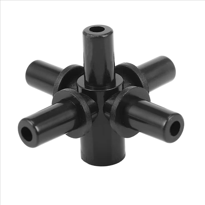 A04G-4X Irrigatori da giardino Irrigazione automatica Erba Prato Cerchio da 360 gradi Rotante Irrigatore d'acqua 5 Ugelli Tubo da giardino