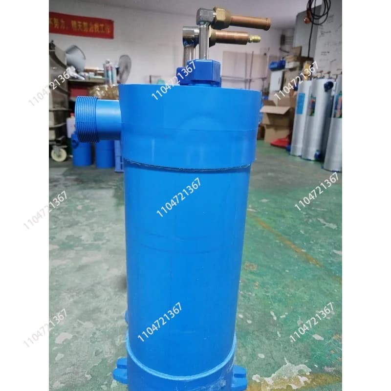 Pure titanium evaporator, air energy swimming pool heat gun titanium gun titanium barrel heat exchanger