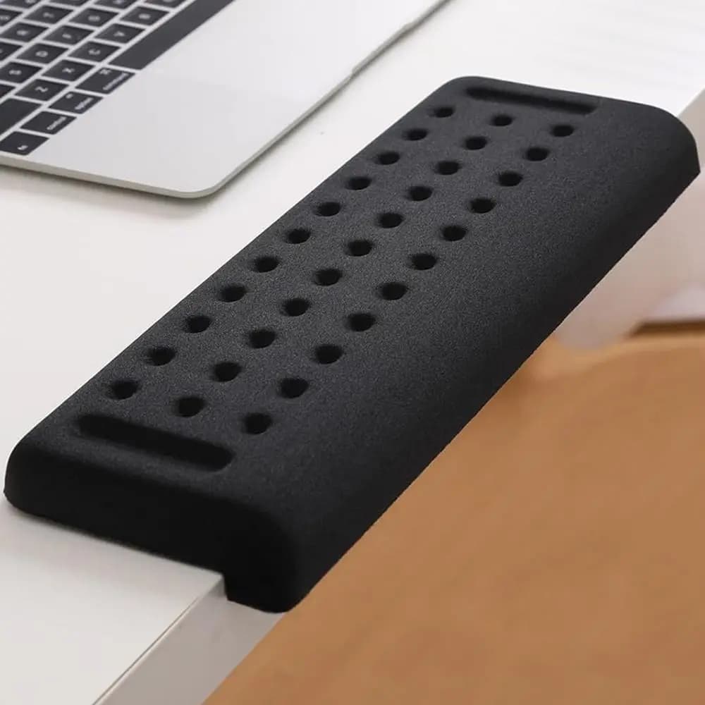 Gomito da scrivania ergonomico Cuscino morbido Imbottitura di supporto per gomito nero Antiscivolo Cuscini per braccio antiscivolo a rimbalzo lento Riposo di protezione