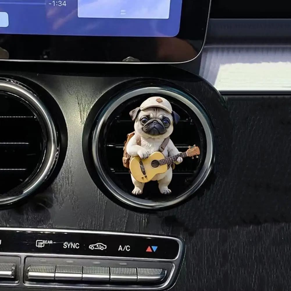 Alloy Material Car Deodorant Dog Car Deodorant Car Deodorant Car Deodorant Car Deodorant Smooth Clip Perfume Accessories for Acrylic Dogs For Gifts