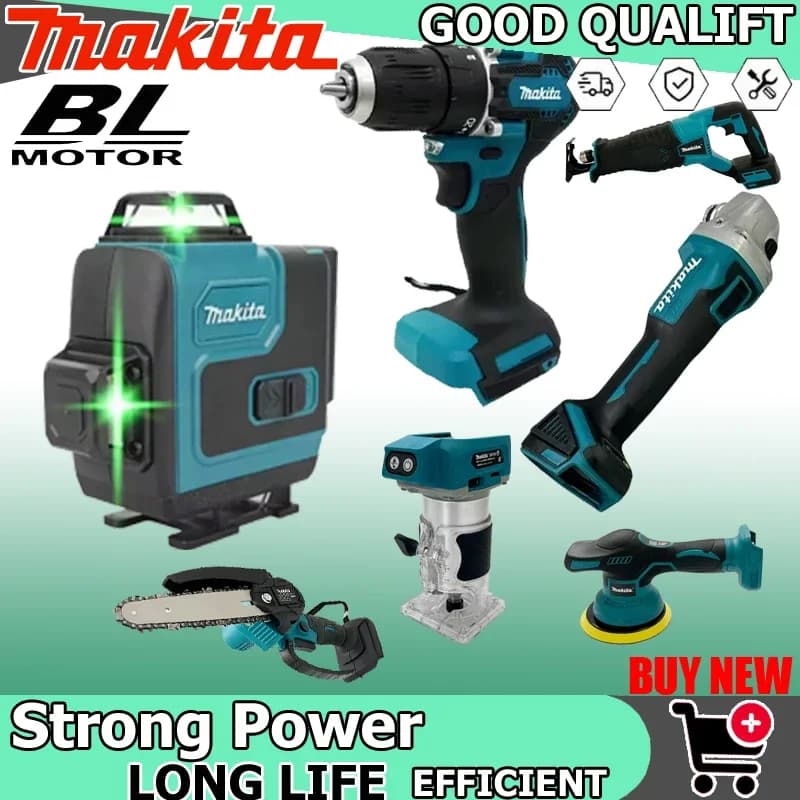 Utensili Elettrici Makita in Offerta: Pistola ad Aria Calda Senza Fili, Sega Elettrica a Movimento Alternato Portatile