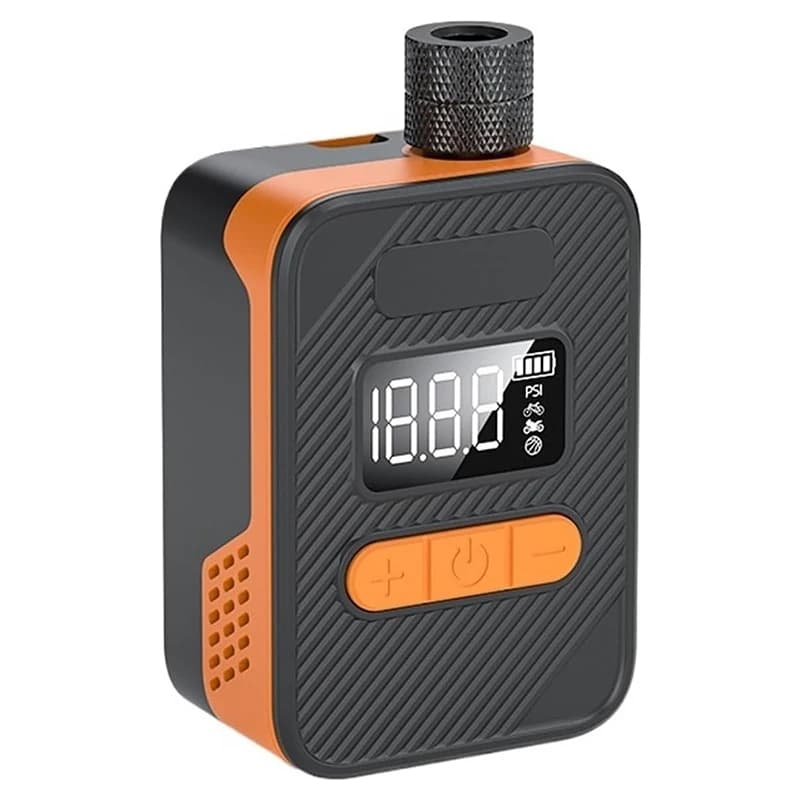 Pompa d'aria elettrica con monitor di pressione per motocicli Gonfiatore rapido per tutti i tipi di biciclette Compressore d'aria portatile da 150 PSI