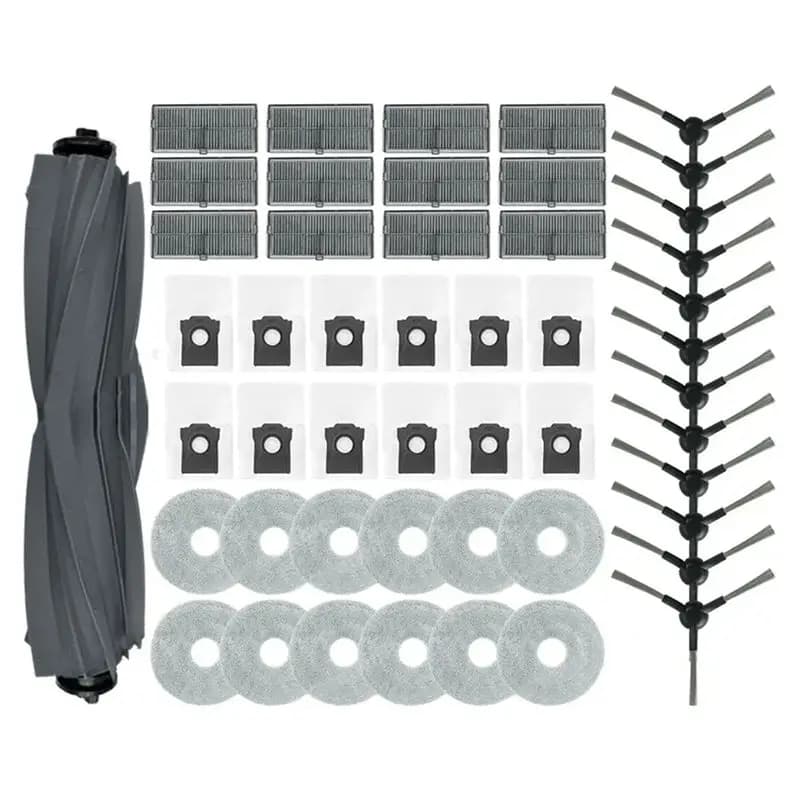 YCOC - Ricambi per Dreame L10s Pro Ultra Heat / X30 Ultra / X30 Pro / S10 Pro Ultra: Spazzola Principale, Spazzola Laterale, Filtro, Panno, Sacchetto Raccoglipolvere