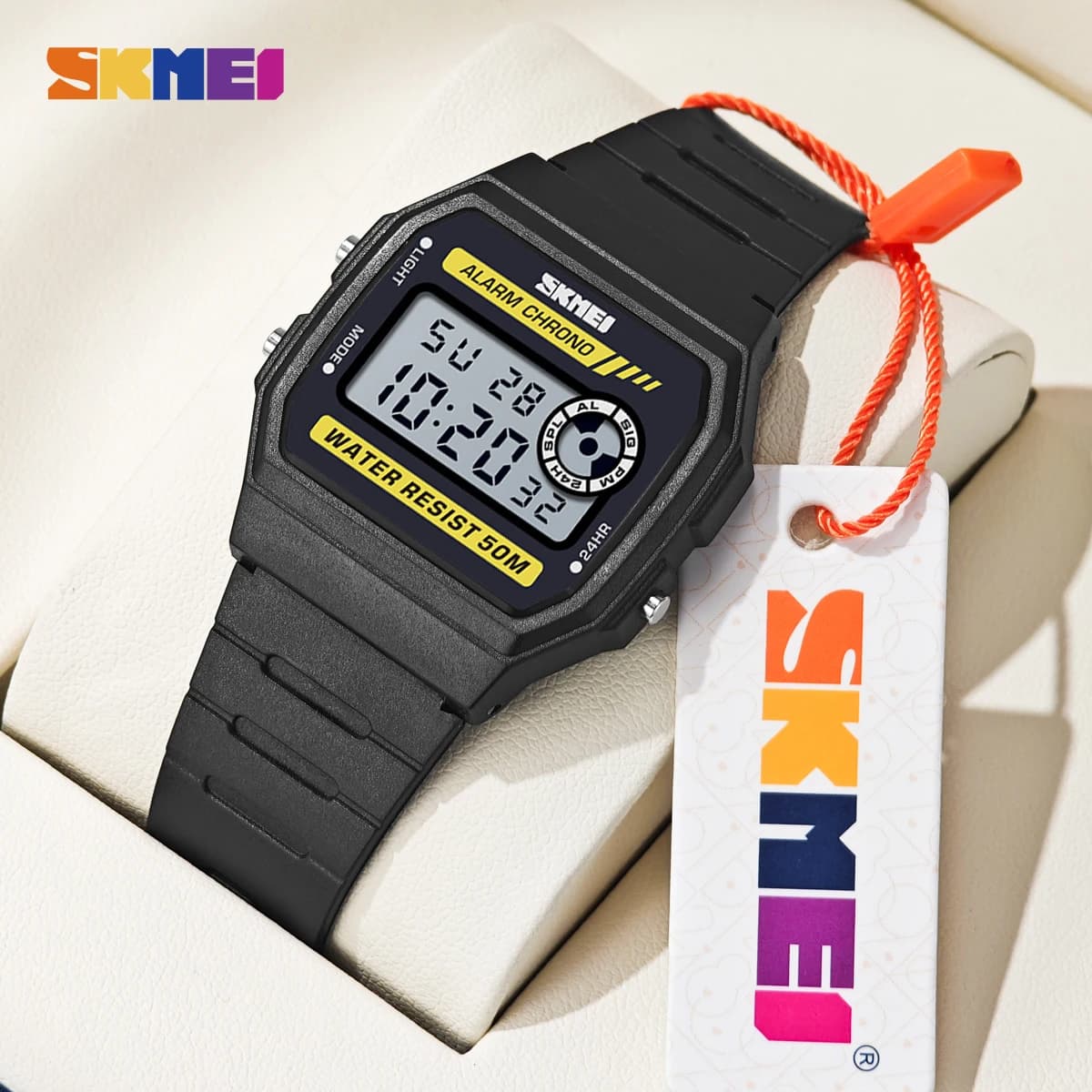 SKMEI Impermeabile EL luce Orologi digitali Allarme Chrono Data Orologio da polso per donna Moda Sport Orologio elettronico Relogio Feminino