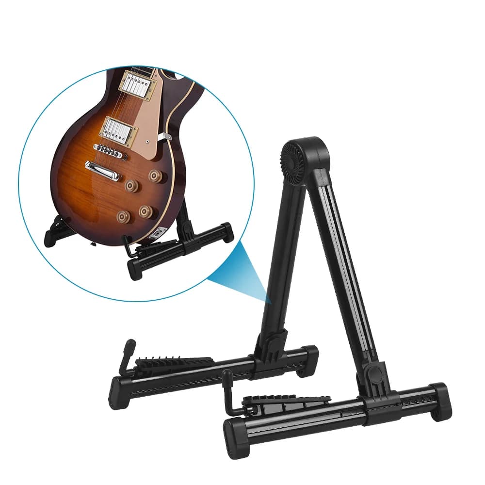 Supporto per strumento generale Supporto per supporto pieghevole retrattile in plastica ABS per basso, violino, ukulele