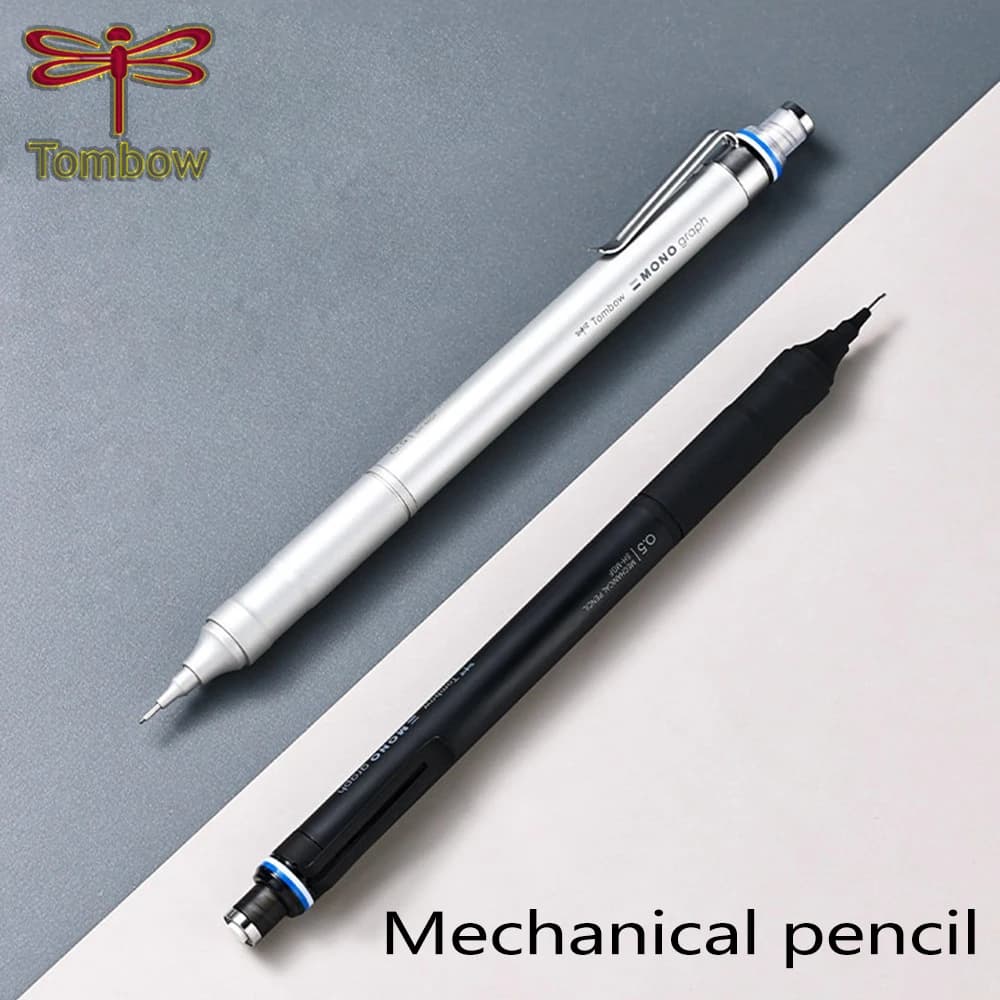 1PC Japan TOMBOW MONO Graph Mechanical Pencil Metal with Low Center of Gravity 0.5mm Art Painting School Stationery