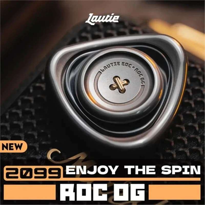 LAUTIE Roc OG Fidget Spinner Serie 2099 Struttura Interferenziale Rotazione Fluida EDC Giocattolo Antistress