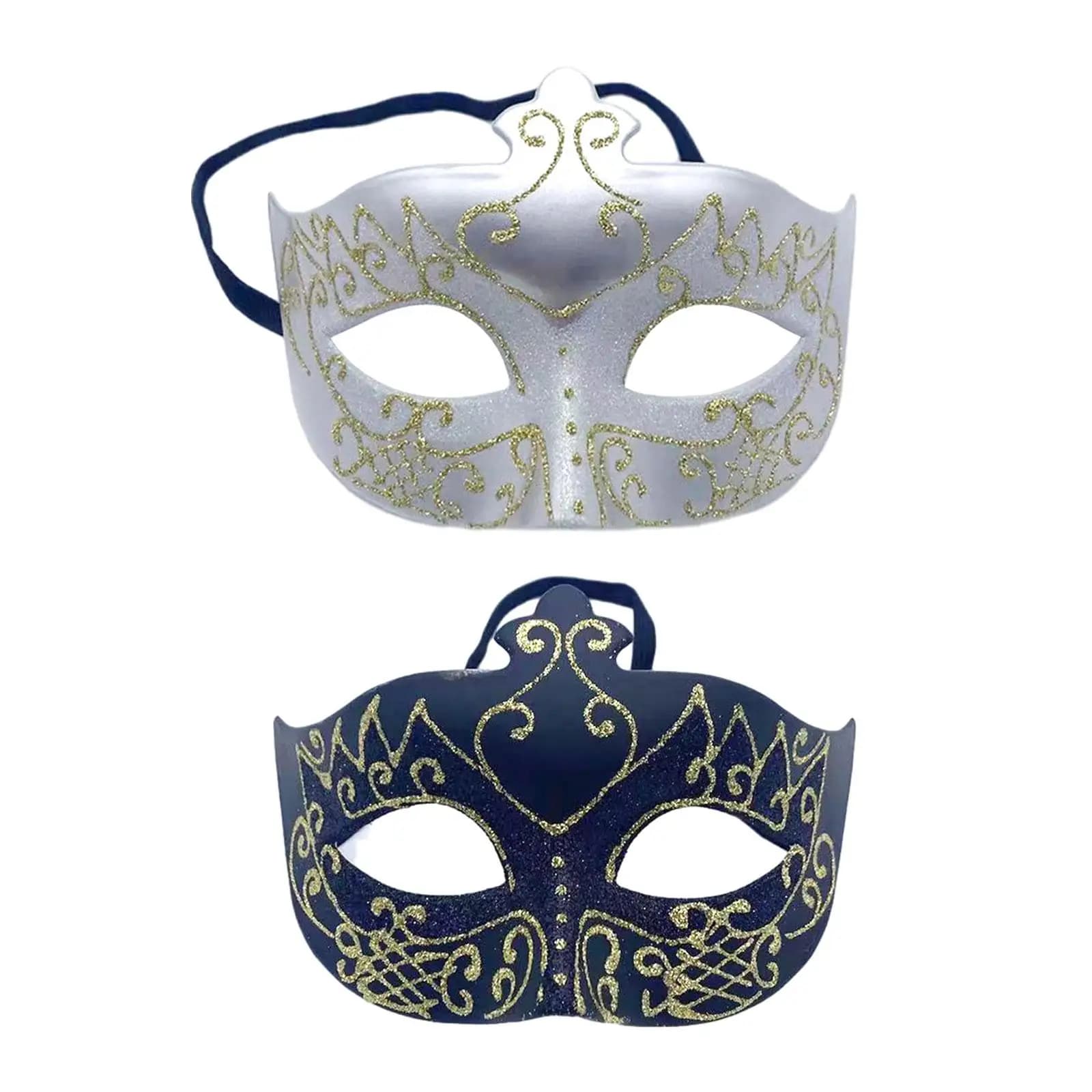 Masquerade Mask Cosplay Half Face Mask for Halloween Party Favor Fancy Dress