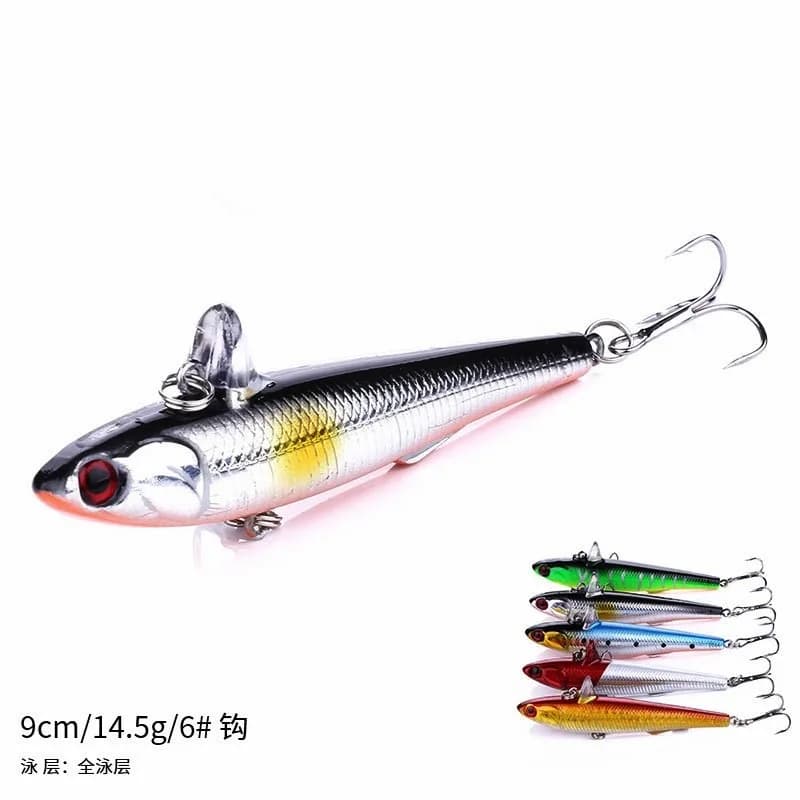 Sinking Pencil 14g Bay Slow Sink Long Cast Small Silver Fish Rattle Beads Hard Bait Freshwater Saltwater for Bass Trout Sea Bass