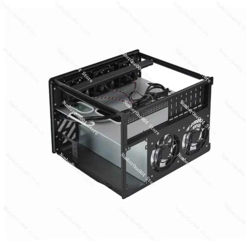 Chassis NAS a 8 Bay con Slot a Mezza Altezza, Supporta Schede Madri ATX, Server di Archiviazione Hot-Swap