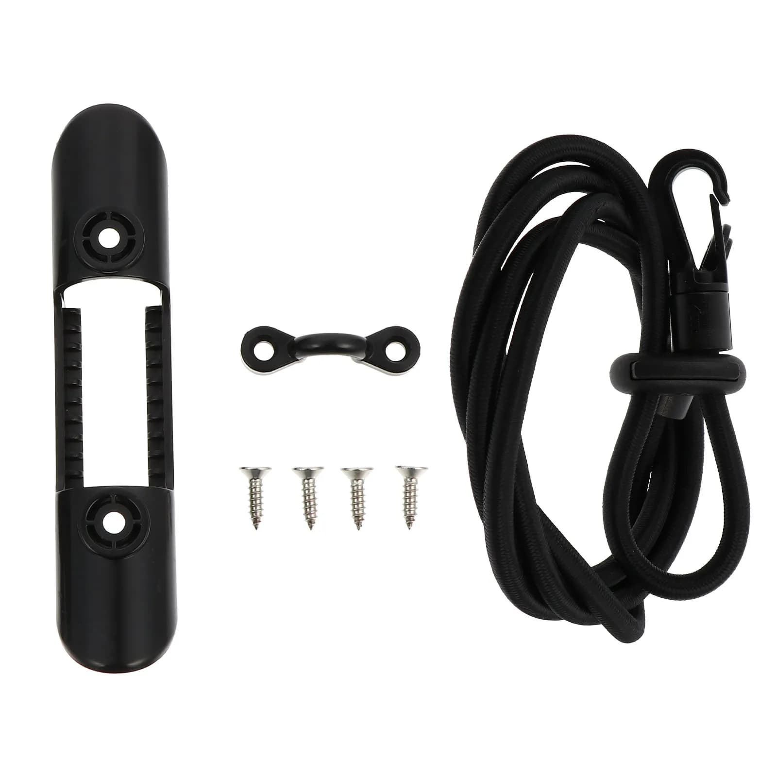 Set di 1 clip per pagaia da kayak e kit di fissaggio anti-smarrimento con fibbia, in materiale resistente alla corrosione, accessori per kayak da pesca