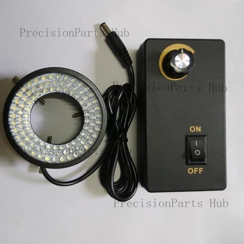 Industrial CCD Machine Vision Light Source Microscope Ring LED Lamp Inner Diameter 50mm 96 Grain Lamp 6-10W 220V
