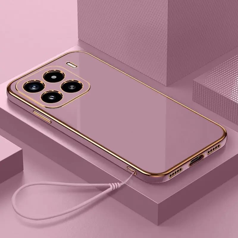 Per Xiaomi 15 Pro Custodia Xiaomi 15 Custodia per telefono Mi 15 Pro Custodia xiao mi 15 Placcatura quadrata di lusso Cover posteriore antiurto