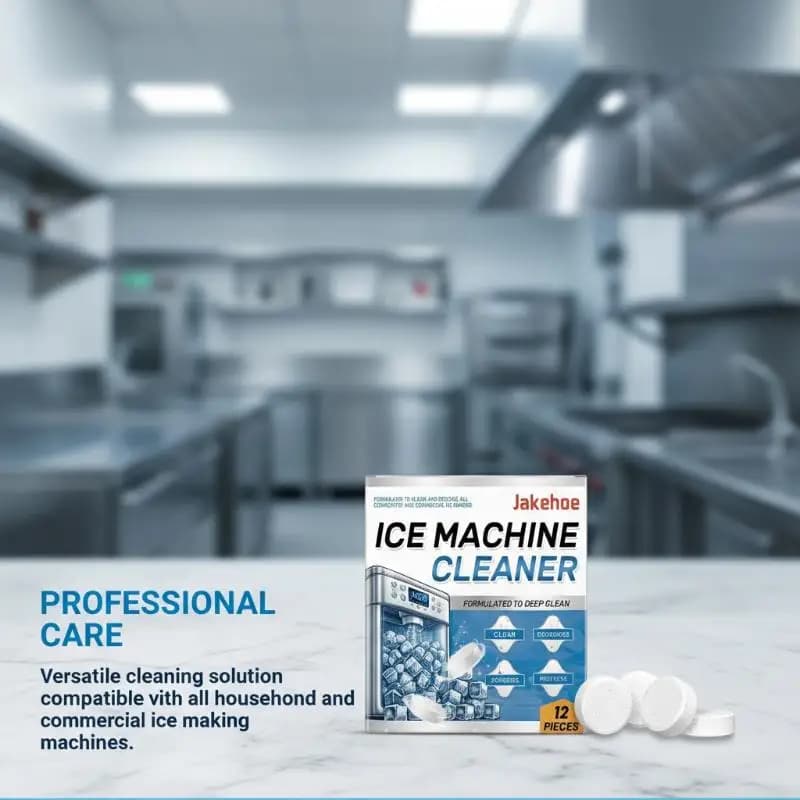 New Ice Machine Cleaner Tablets 12 Pack Deep Clean Descale Remove Dirt Odor For Countertop Commercial Home Use