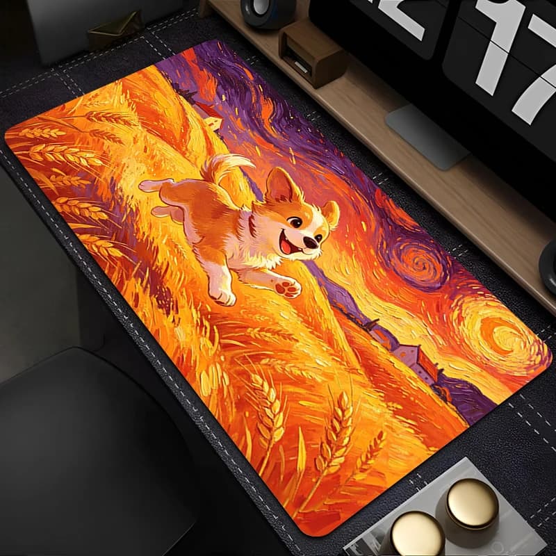 Mouse Pad kawaii Smooth Desk Mats Large Gaming Accessories Designed specifically Cute dog Office MousePads Game Laptop Desk Mat