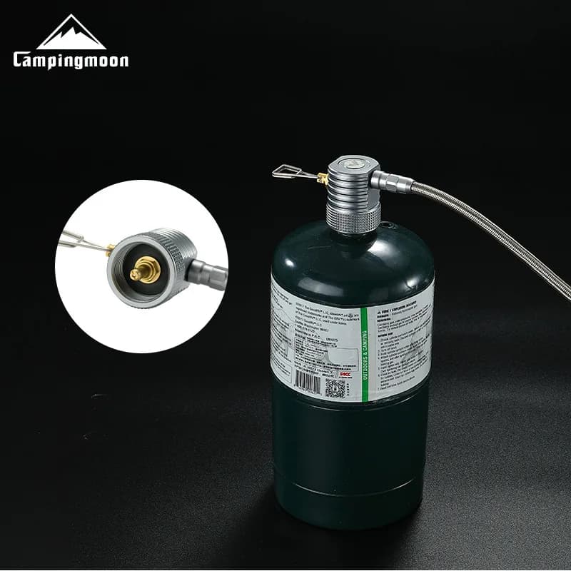 CAMPINGMOON Z59-CB Outdoor Camping Supplies Cooking Stoves Accessories Propane Voltage Stabilizer Spin-Card Extension Tube