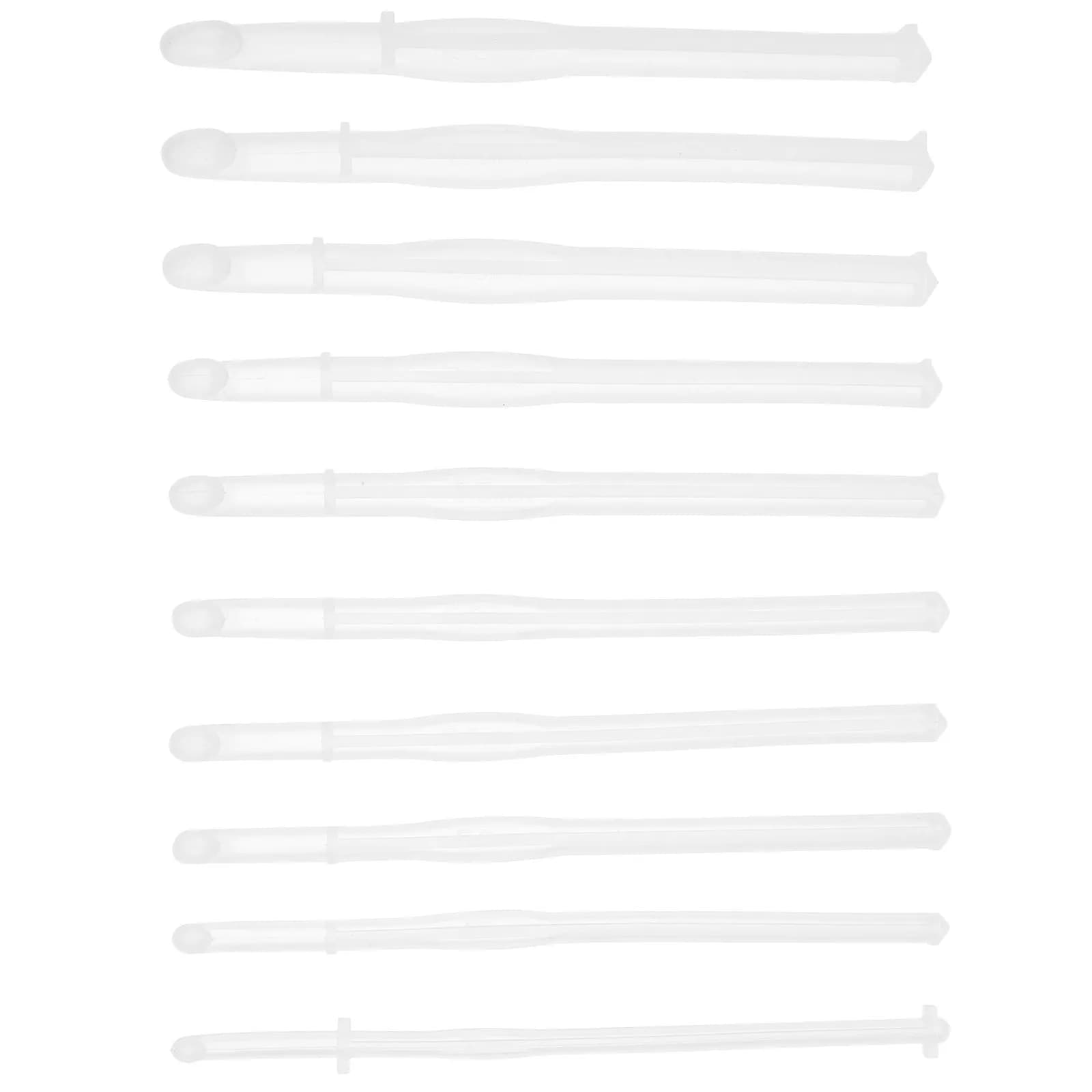 Set of 10 Silicone Stamps for Crochet, for Epoxy Resin Fai-da-Te, Flexible Stamps for Wing Needles, Beginner Kit