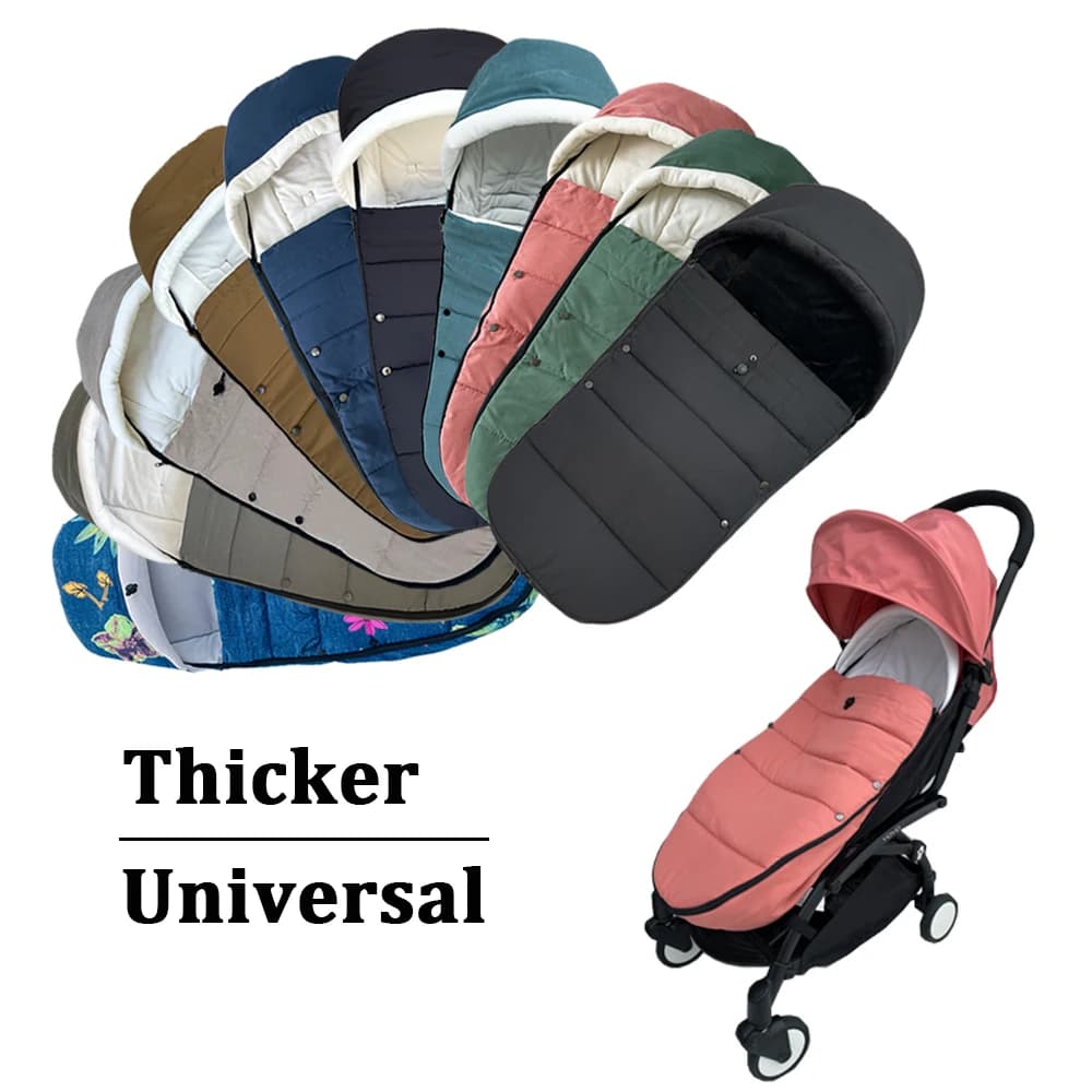 Coprigambe universale per passeggino compatibile con tutti i passeggini YOYO e passeggini Bugaboo - Antivento, impermeabile e termico caldo