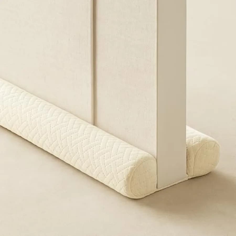 Paraspifferi in Velluto per Sottoporta, Blocca Rumore e Suono, Sigillante per Porta che Blocca Aria Fredda, Luce e Fumo, Facile Installazione Sottoporta