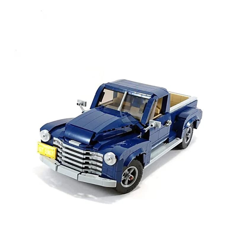 Set di Costruzioni MOC da 1121 Pezzi, Modellino di Auto Pickup Classica, Regalo di Natale, Giocattoli Architettonici, Idea Creativa Educativa, Mattoncini per Bambini Fai-da-Te
