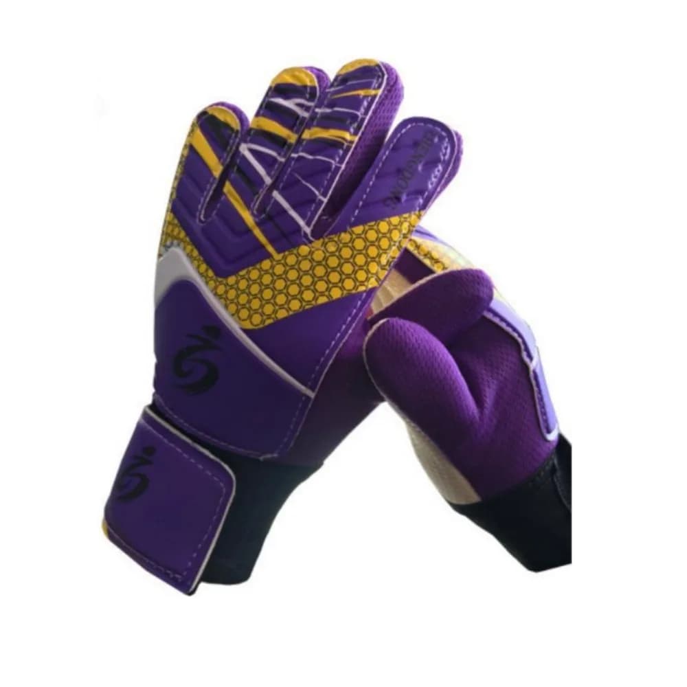 1 paio di guanti da portiere da calcio professionali per bambini, guanti da portiere da calcio, robusti guanti a dita intere, guanti protettivi in lattice