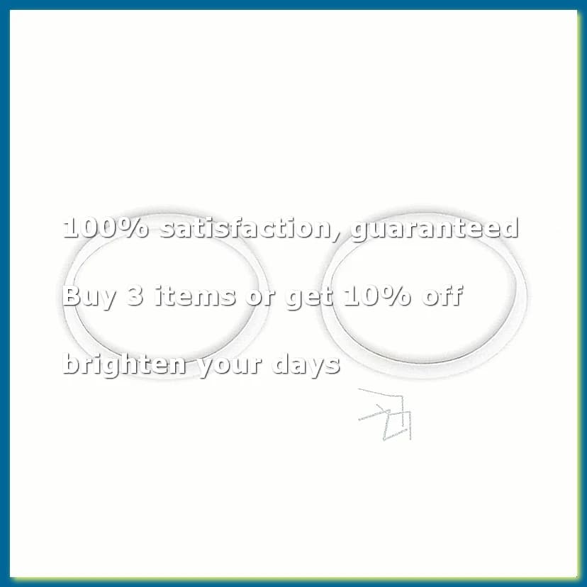 6 Pack Rubber Gaskets Replacement Seal White O-Ring for Juicer Blender Cups Replacement Parts Seals BL770 Small