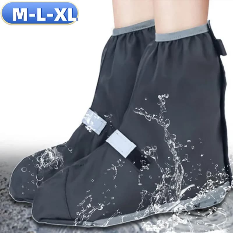 Copriscarpe Impermeabili in Oxford per Giorni di Pioggia e Neve, Protezione Riutilizzabile per Scarpe da Escursionismo, Pesca, Moto e Ciclismo
