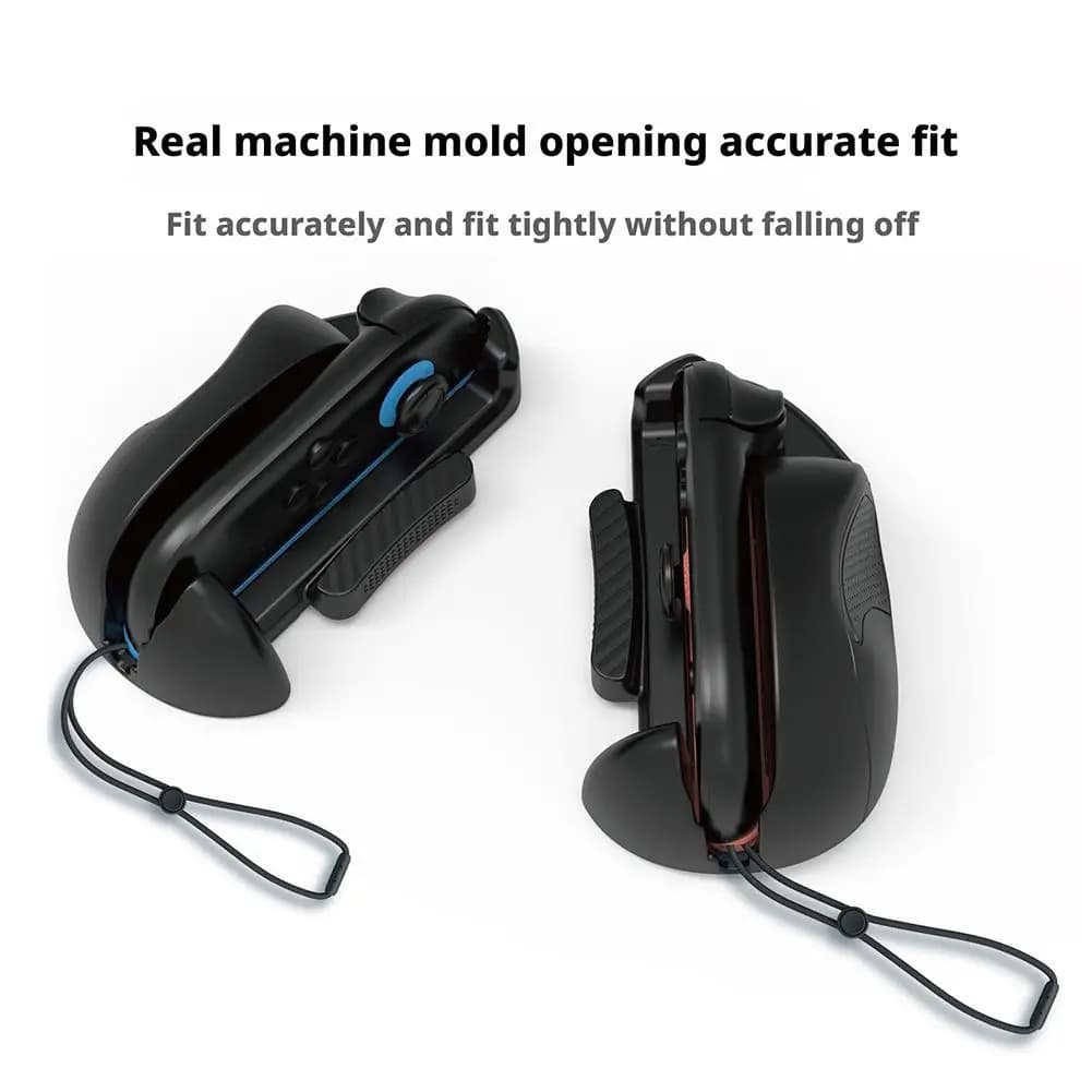 Custodia per impugnatura per mouse per controller di gioco 2 pezzi per NS Switch 2 Joy Con supporto per mouse per gamepad sinistra destra per Switch 2 accessori