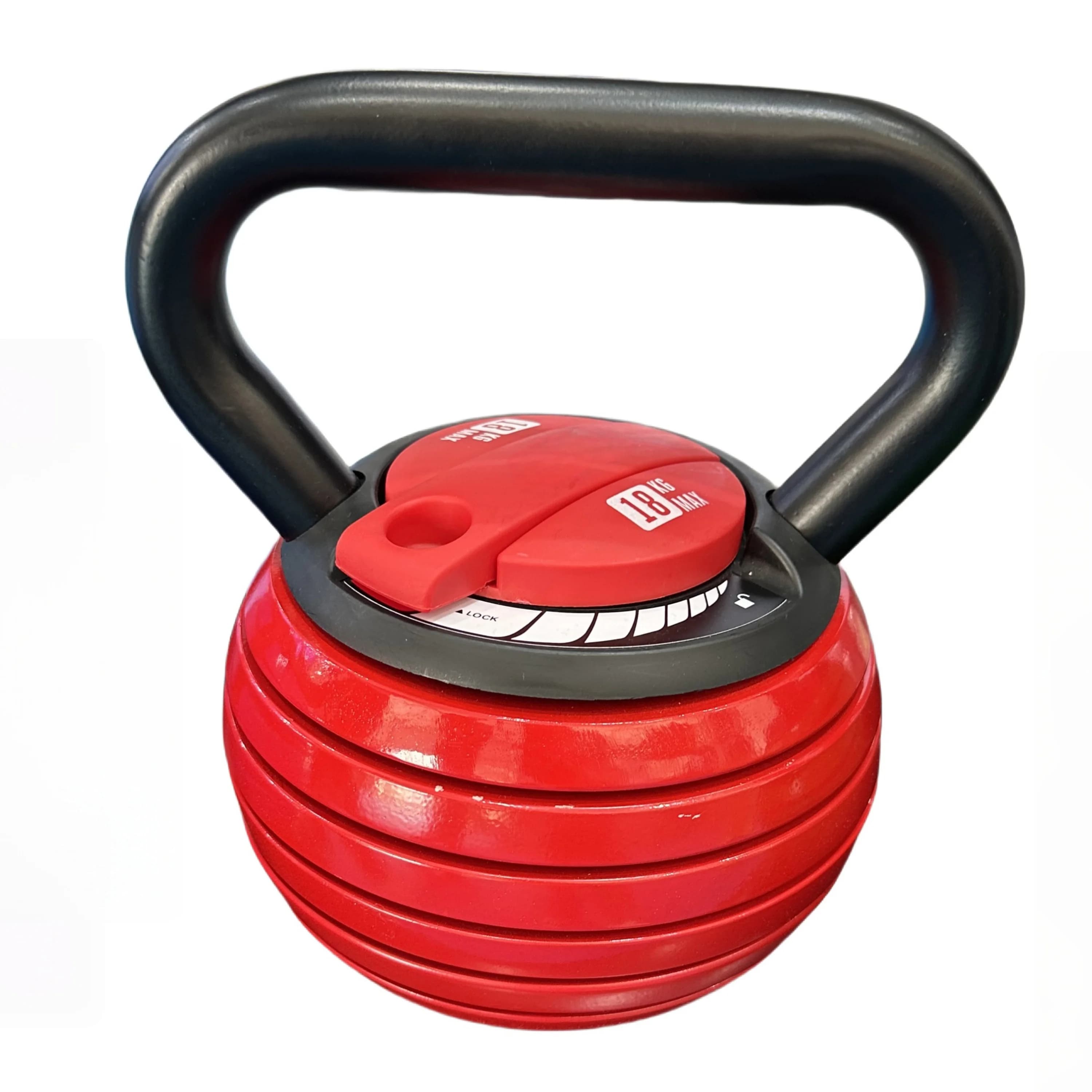 Kettlebell Adjustable 20lb and 40lb Cast Iron for Home and Fitness Training, Inclusive Rack
