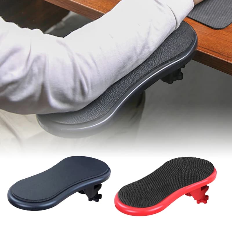 Supporto per braccio per computer da scrivania, poggiapolsi ergonomico regolabile per tastiera, estensore per bracciolo, vassoio girevole, supporto per tappetino per mouse