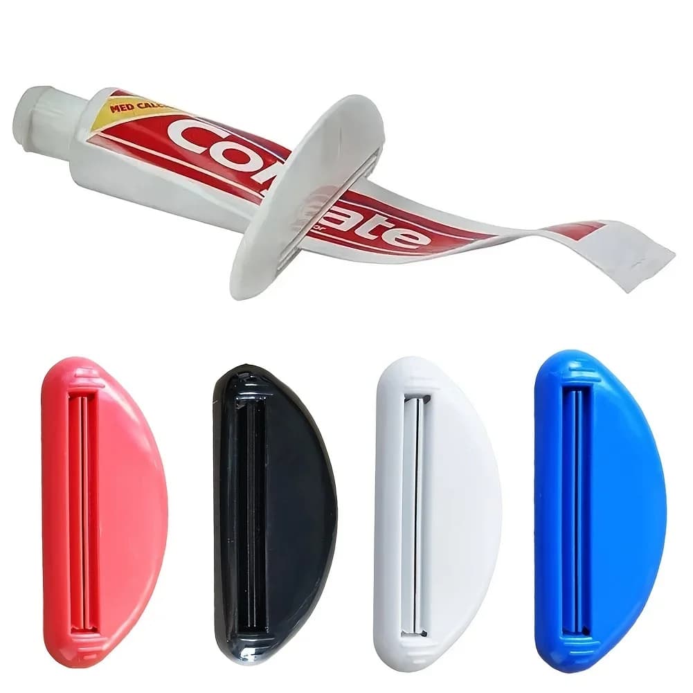 Spremitubo Manuale per Dentifricio, Clip Multifunzione per Dispenser di Detergenti Viso, Accessori da Bagno