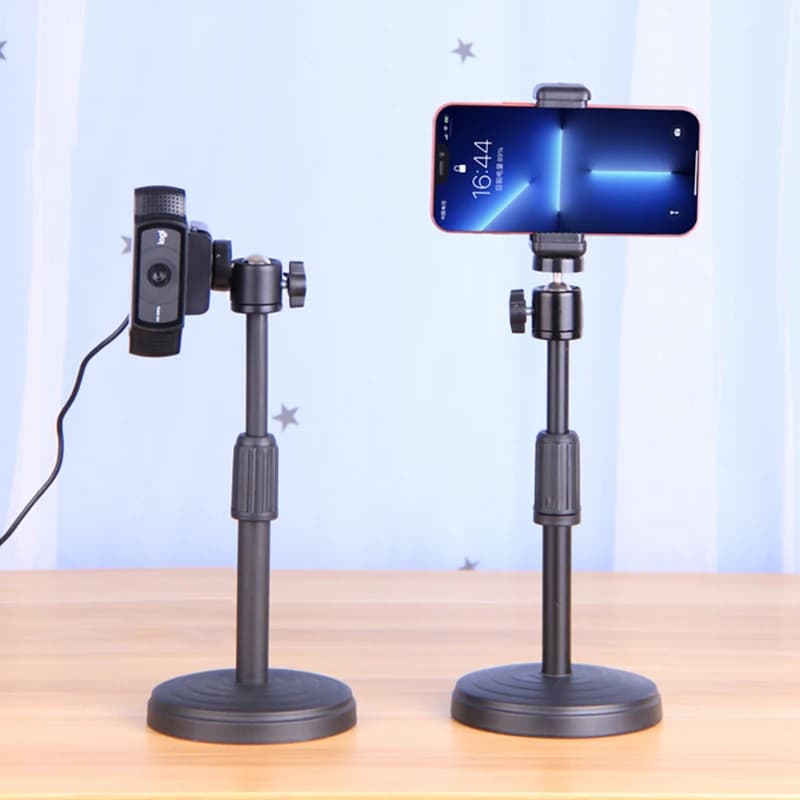 Mobile Phone Table Tripod Webcam DSLR Camera Table Support for Smartphones Support for Mobile Camera Web Camera
