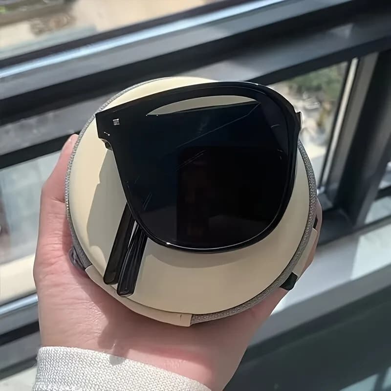Foldable Sunglasses with UV Protection Fashionable Foldable Sunglasses Eyewear for Men and Women