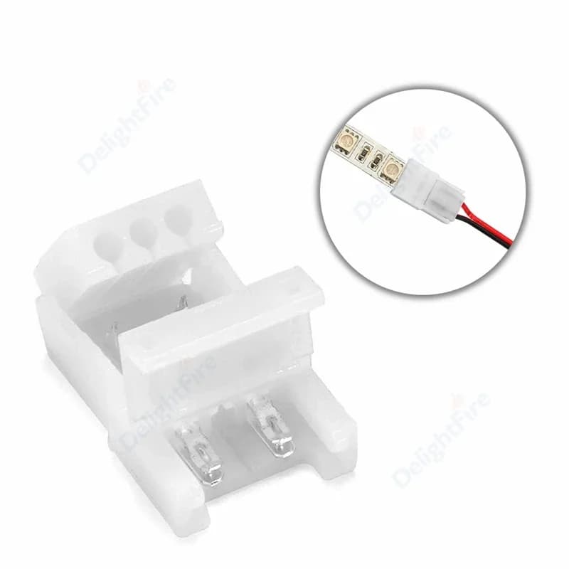 Connettori a striscia LED a 2/3/4pin 12V 2 3 connettore a 4 Pin per RGB WS2811 3528 SMD LED collegamento da striscia a filo elettronica fai-da-te