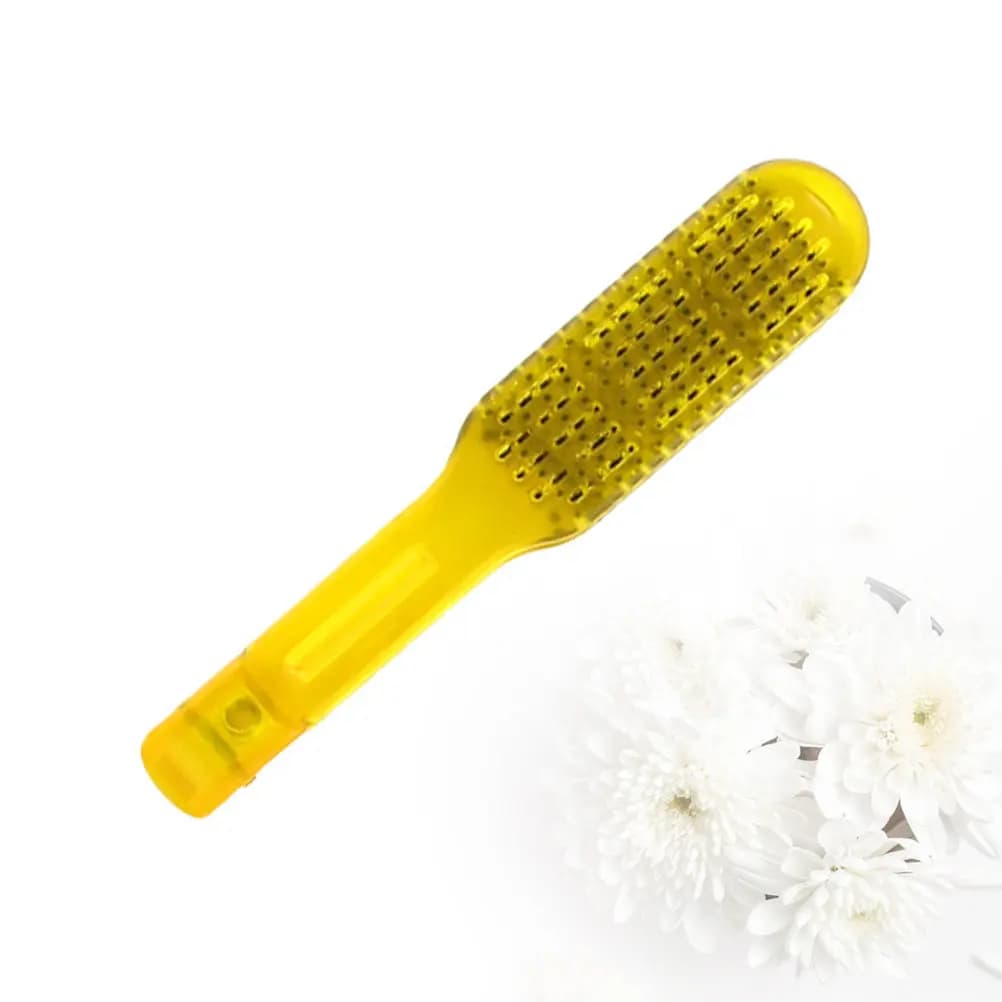 Pettine in setole di cinghiale per donna, per stirare, acconciare, asciugare con phon, controllo del frizz, delicato sul cuoio capelluto, manico ergonomico, uso quotidiano