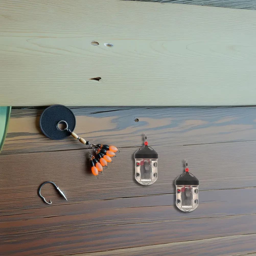 Set di 6 Gabbie per Esche da Pesca alla Carpa, Contenitore Compatto e Resistente per Esche, Accessorio per Attrezzatura da Pesca
