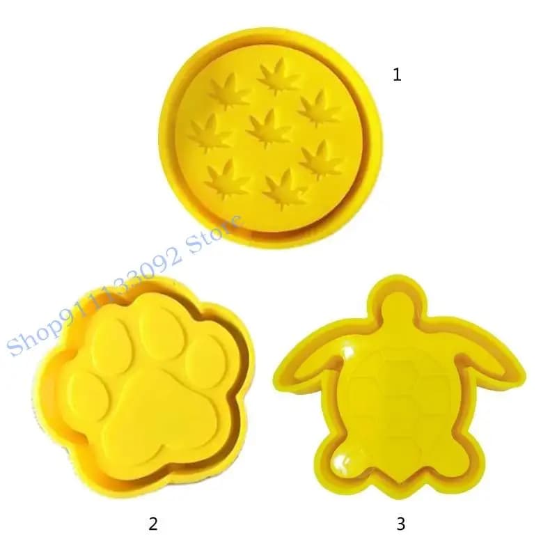 Stampo resina a tazza epossidica epossidica cristallo H9ED stampo in silicone cestino rotondo