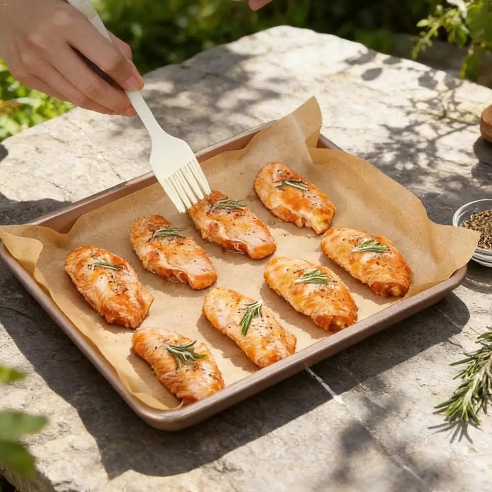 50 Air Frying Card Parts, High Temperature Resistant, For Burro Storage and Fridge Forming, Grid and Cooking Mat, Oven Tools