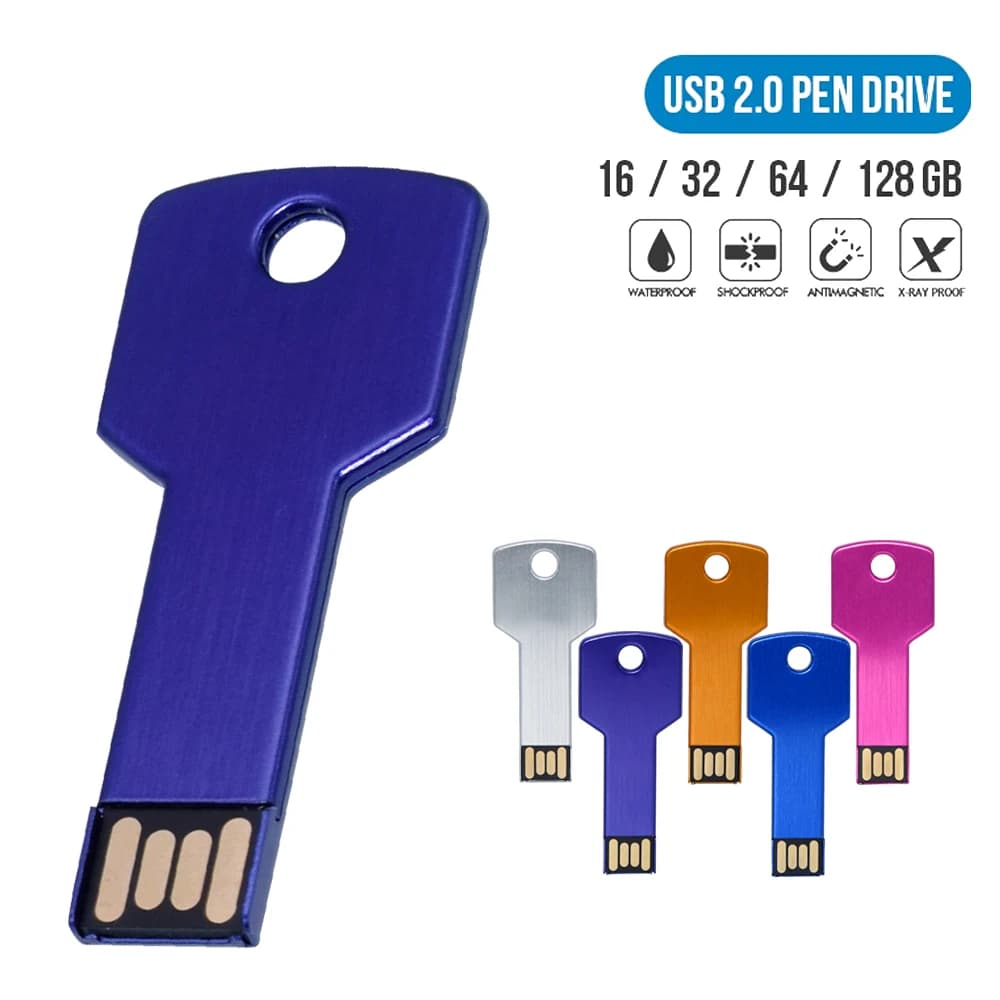 Chiavetta USB Pendrive Memory Stick in metallo 4GB 8 gb16gb 32GB 64 gb128gb 256GB chiavetta Usb pen Drive Flash usb disk pen drive