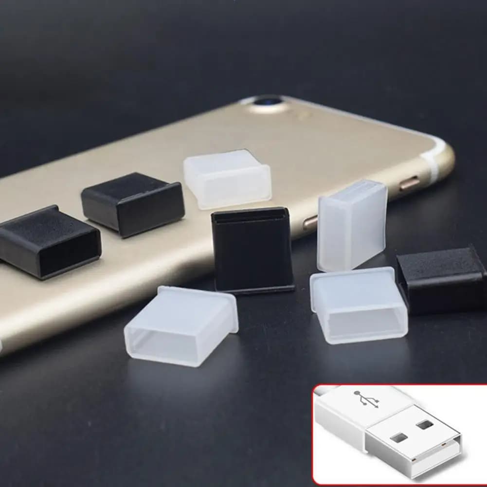 1/2 PCS USB Mini U Disco Flash Drive USB Flash Drive Spina Della Copertura Anti-polvere Protettiva Flash Unità PE USB-A Manicotto di Protezione per