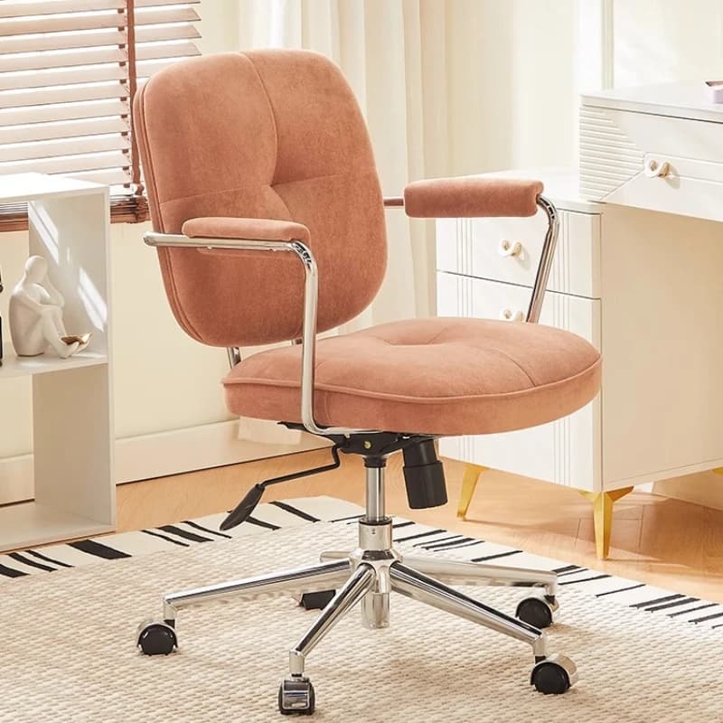 Sedia da ufficio morbida di design Sedia da ufficio portatile vintage piccola direzionale da gioco ergonomica Sillas De Oficina Mobili per ufficio