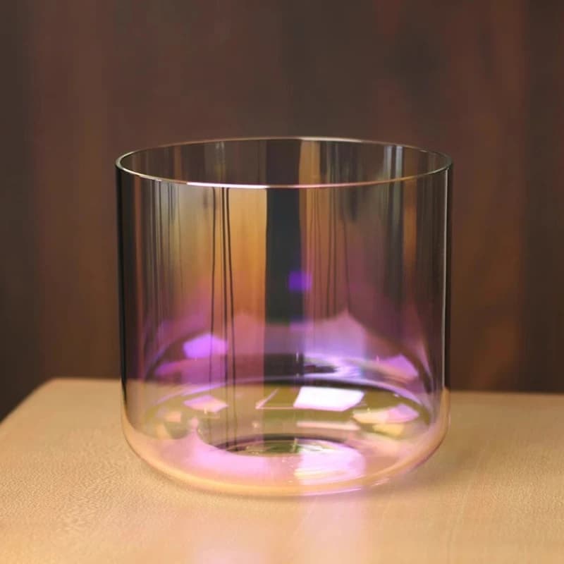 Crystal Singing Bowls Colored Original Tibetan Bowl Sound Healing Professional Meditation Yoga Buddhism Mindfulness Percussion