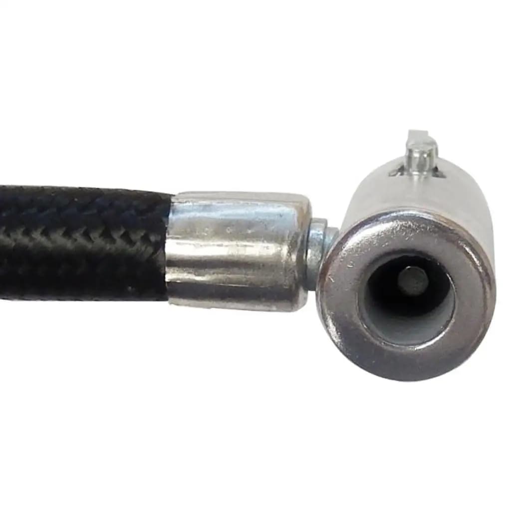 Adattatore Flessibile per Gonfiatore, Connettore in Metallo e Nylon per Pompa Pneumatici Auto, Bici, Bicicletta Elettrica, Autobus